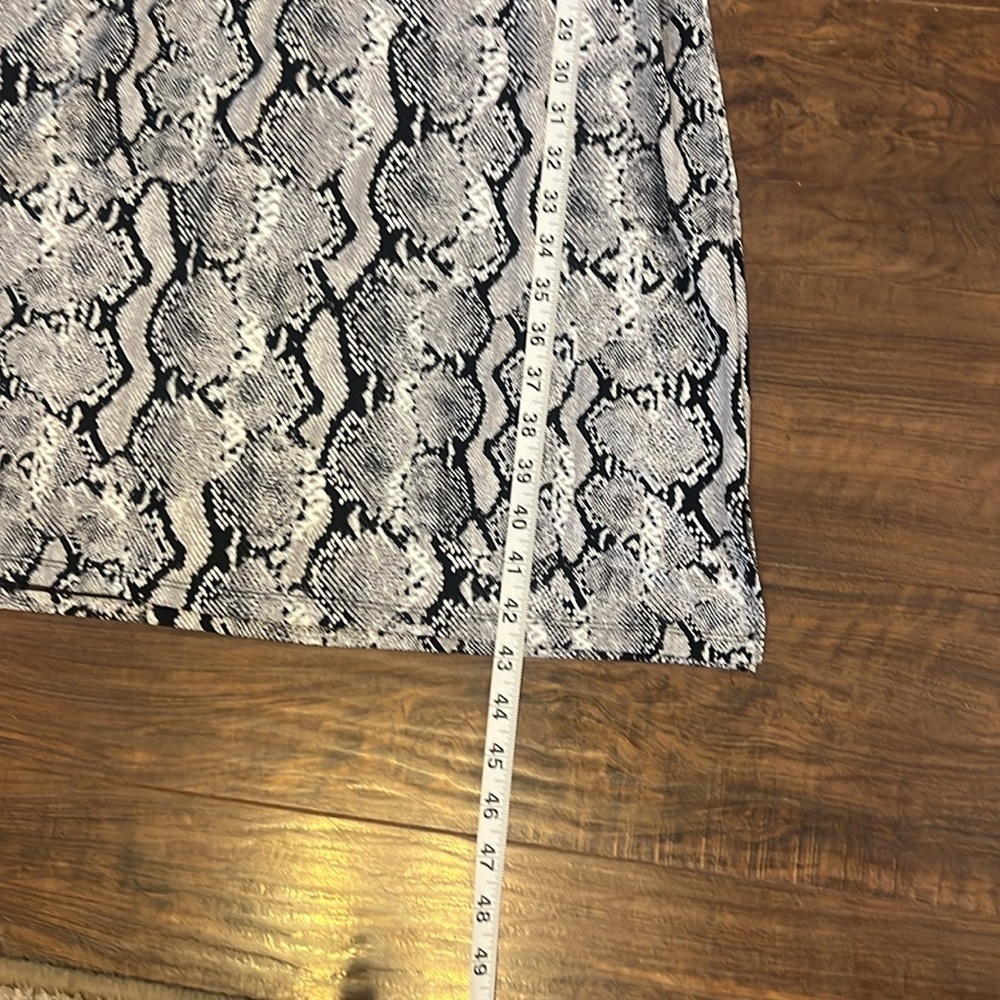 NWT Chaos New York Long Reptile Inspired Print Dress sz. XL - Picture 10 of 12